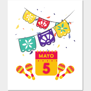 Happy Cinco De Mayo Posters and Art